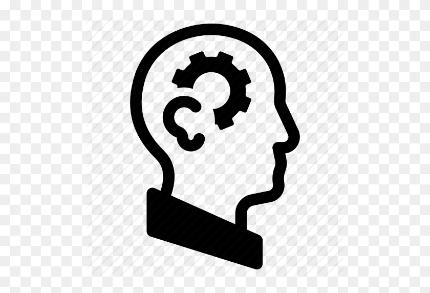 512x512 Analysing, Brain, Mind, Process, Processing, Thinking, Thought Icon - Thinking Brain Clipart