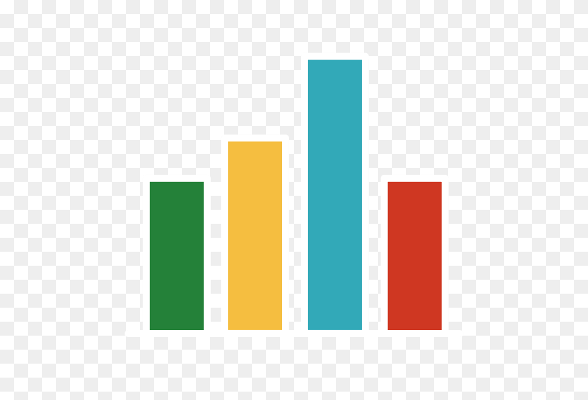 512x512 Analytics, Bar Chart, Black Background, Business, Data, Diagram - Bar Graph PNG