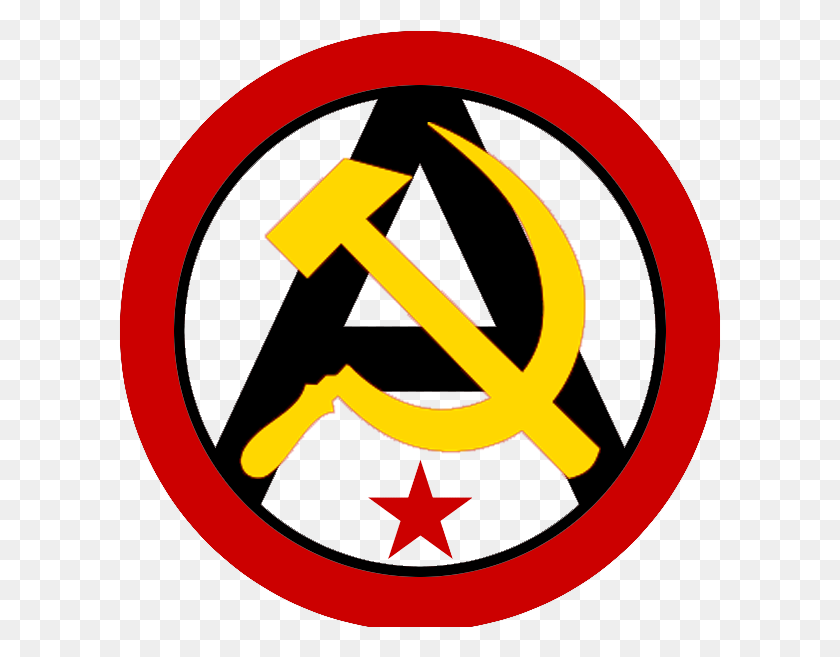 628x597 Anarchist Communist - Communist PNG