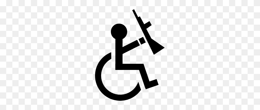 225x297 Anarchist On A Wheelchair Clip Art - Wheelchair Clipart Free