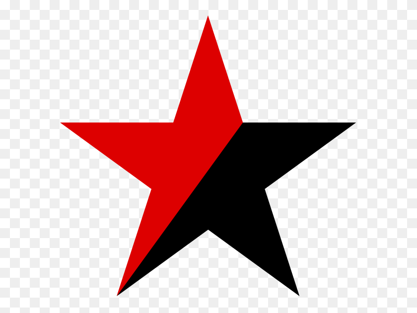 600x571 Anarchist Star - Anarchy Symbol PNG