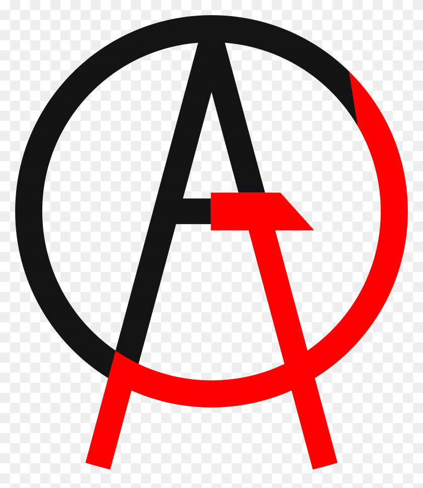 3001x3501 Anarco Comunismo Logotipo Se Me Ocurrió Con Logodesign - Comunista Png