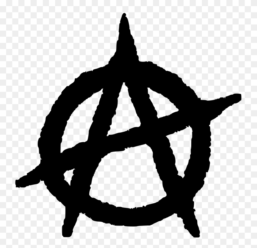 750x750 Anarchy Anarchism Symbol Anarcho Punk Logo - Punk Clipart