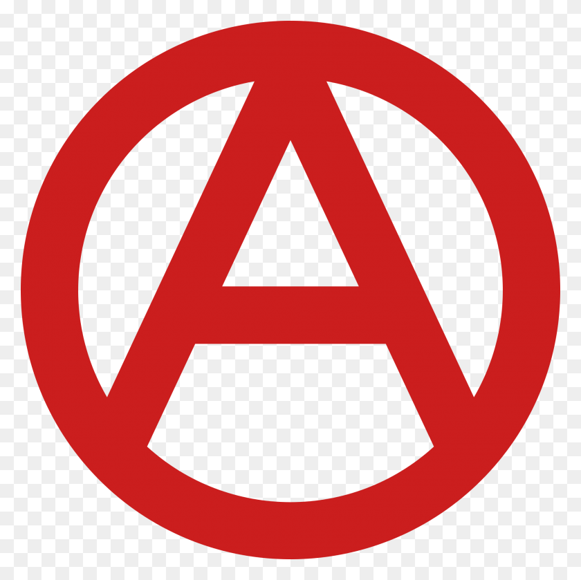 2000x2000 Anarchy Symbol Red - Illuminati Symbol PNG