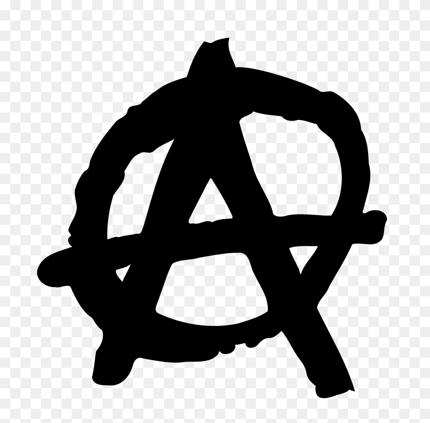 742x768 Anarchysymbolink - Логотип Анархии Png