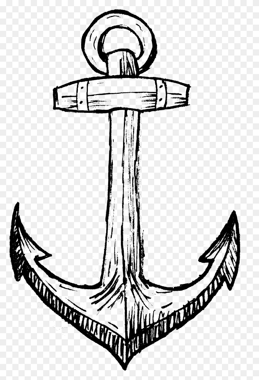 1995x3000 Anchor Clipart Black And White - Eagle Globe And Anchor PNG