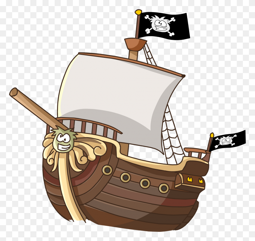 1900x1784 Anchor Clipart Pirate Ship - Pirate Clipart