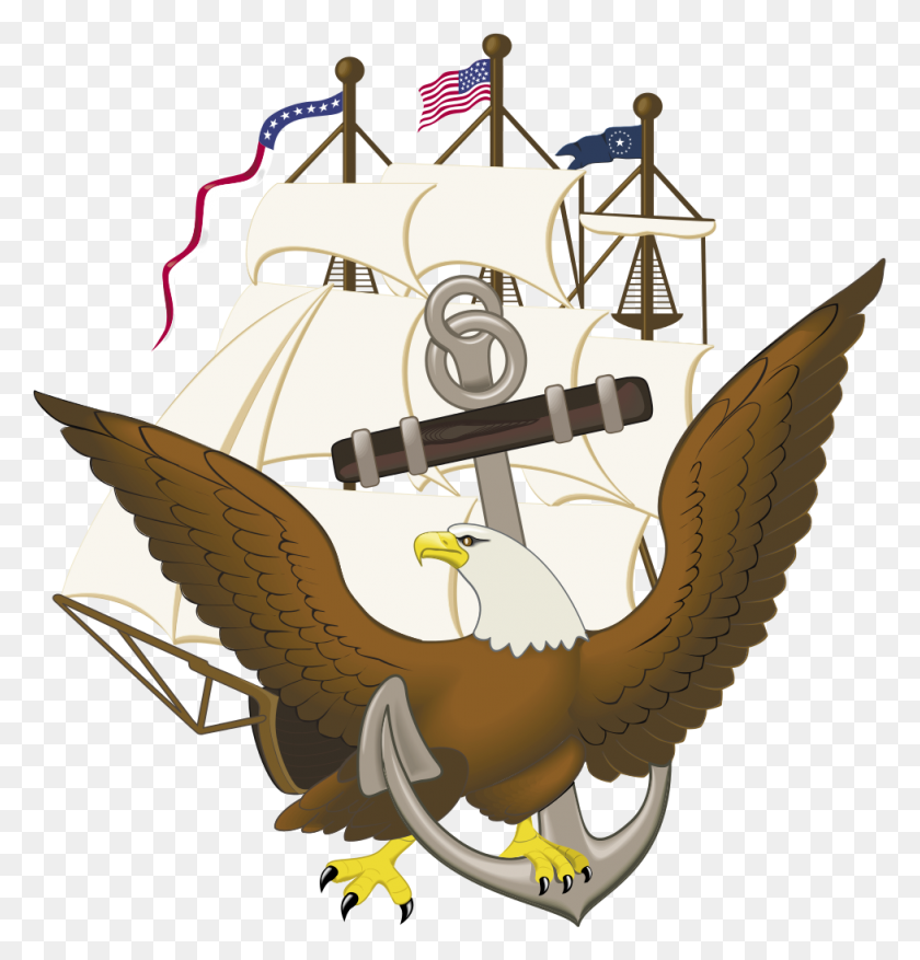 977x1024 Anchor, Constitution, And Eagle - The Constitution Clip Art
