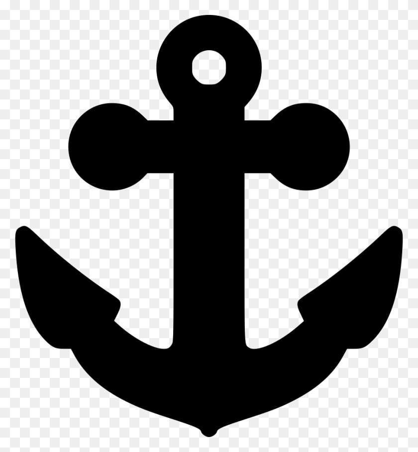 900x980 Anchor Png Icon Free Download - Anchor PNG