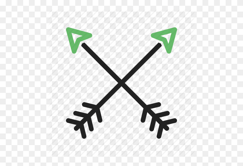 512x512 Ancient, Arrow, Arrows, Elements, Hipster, Set, Tribal Icon - Tribal Arrow PNG