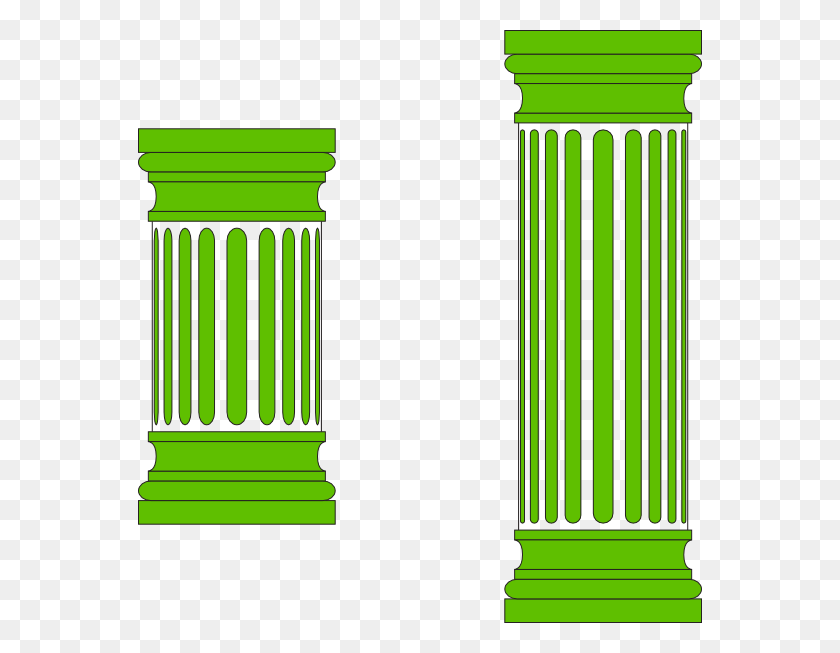 564x593 Ancient Columns Clip Art - Column Clipart