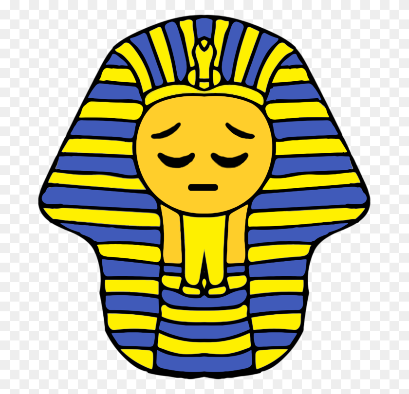 683x750 Древний Египет Проклятие Фараонов Маска Тутанхамона Египетского - Саркофаг Клипарт