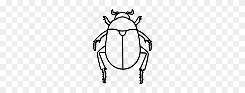 260x260 Antiguo Egipcio Escarabajo De Escarabajo Clipart - Escarabajo De Escarabajo Clipart