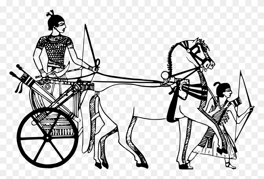2400x1567 Ancient Egyptian War Chariot Icons Png - Egyptian PNG