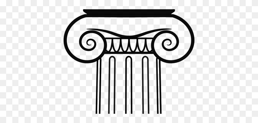 426x340 Древняя Греция Древняя Греческая Архитектура Дорический Орден Древний - Римские Колонны Клипарт