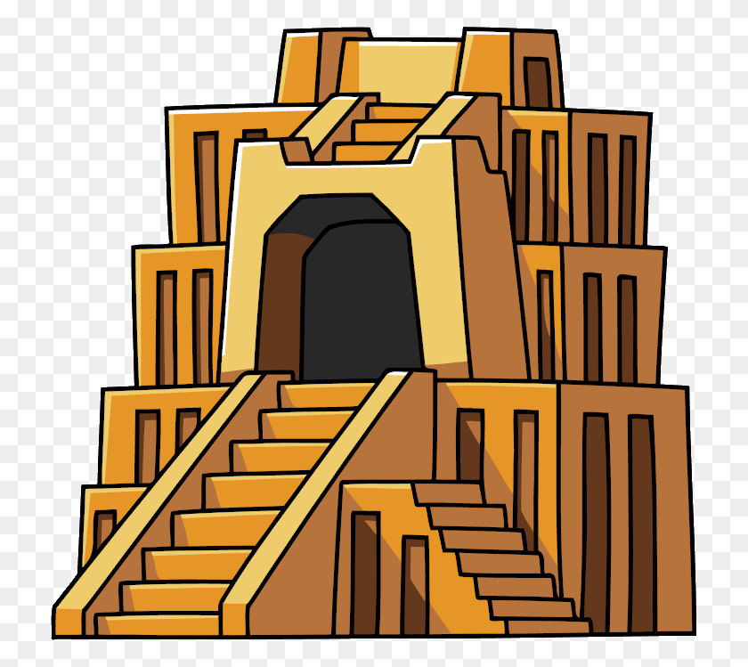 725x689 Ancient Sumerian Clip Art - Ziggurat Clipart