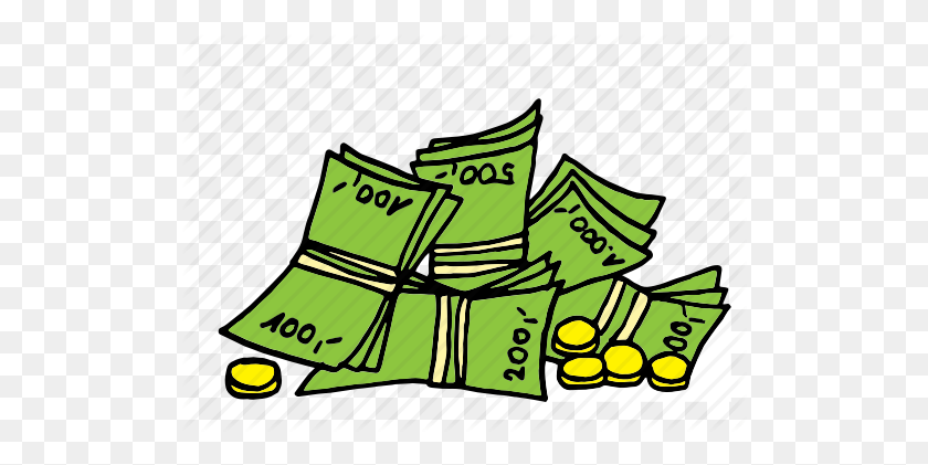 512x361 And, Cash, Check, Earn, Heaps Of Money, Pile Of Money Icon - Pile Of Money PNG