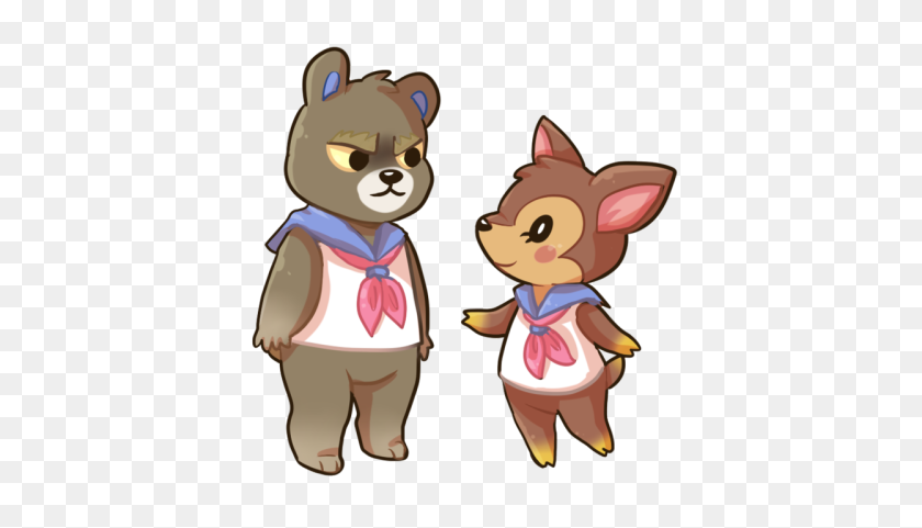 400x421 And It Was Grizzly's Birthday A While Ago And Fauna Was There Too - Hang In There Clip Art
