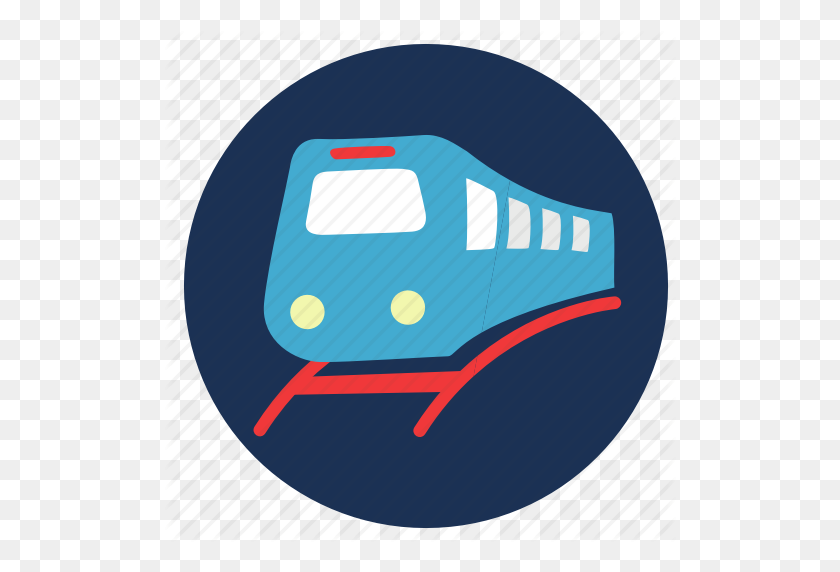 512x512 Y, Metro, Rail, Tren, Viajes, Icono De Vacaciones - Icono De Tren Png