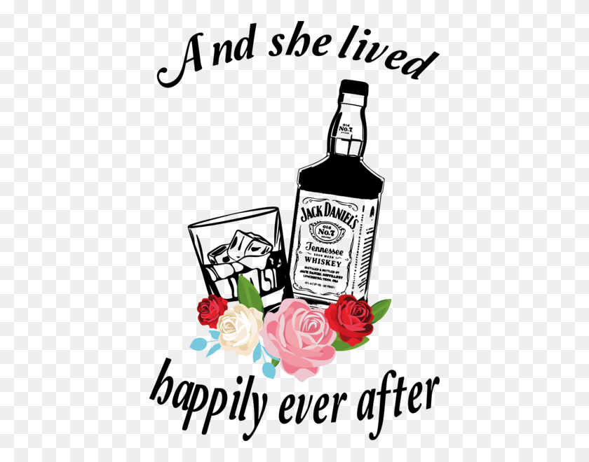414x600 And She Lived Happily Ever After Jack Albb Blanks - Happily Ever After Clipart