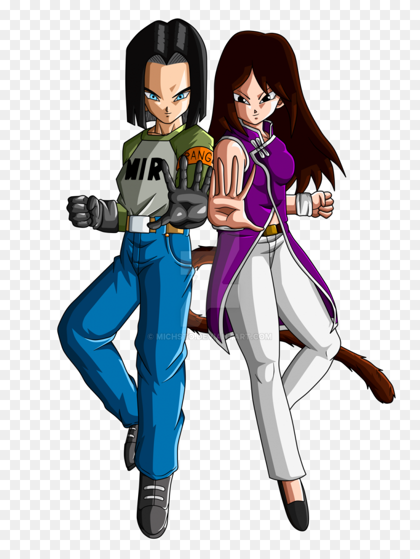 1024x1390 Android Y Kiara - Android 17 Png