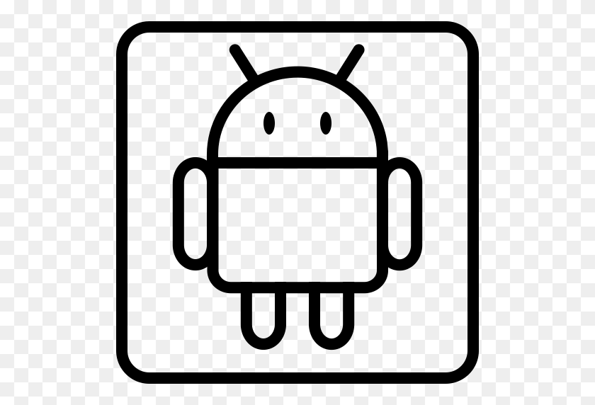 512x512 Android, Logotipo, Robot, Social, Icono De Redes Sociales - Logotipo De Android Png
