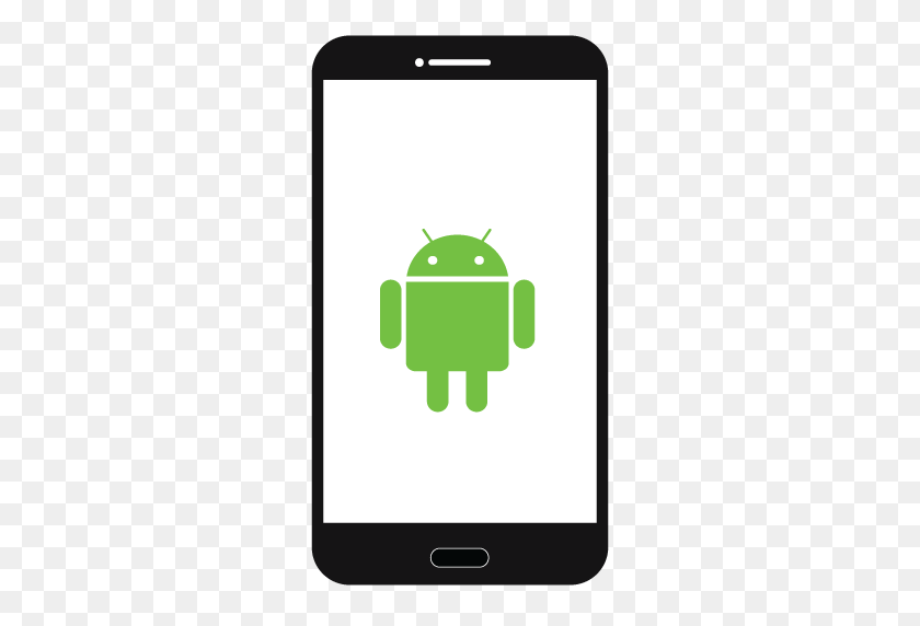 512x512 Android, Smart Phone Icon - Mobile Phone PNG