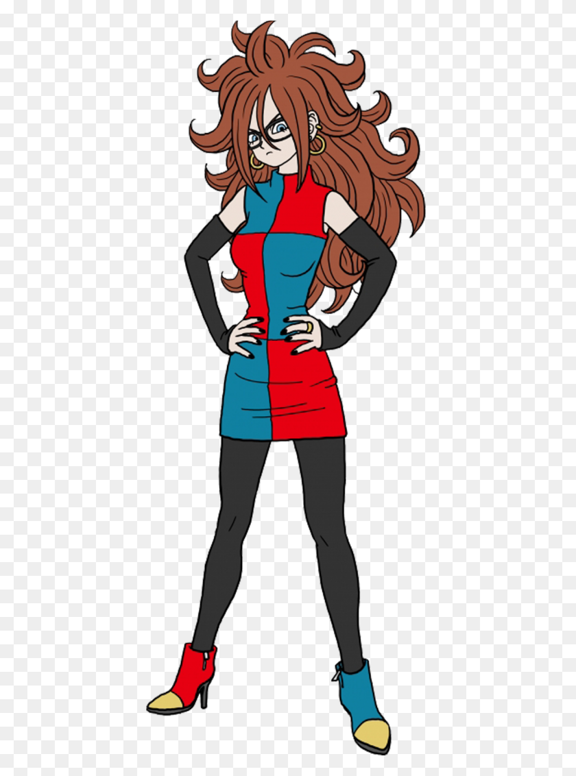 1140x1568 Андроид Dragon Ball Fighterz - Android 21 Png