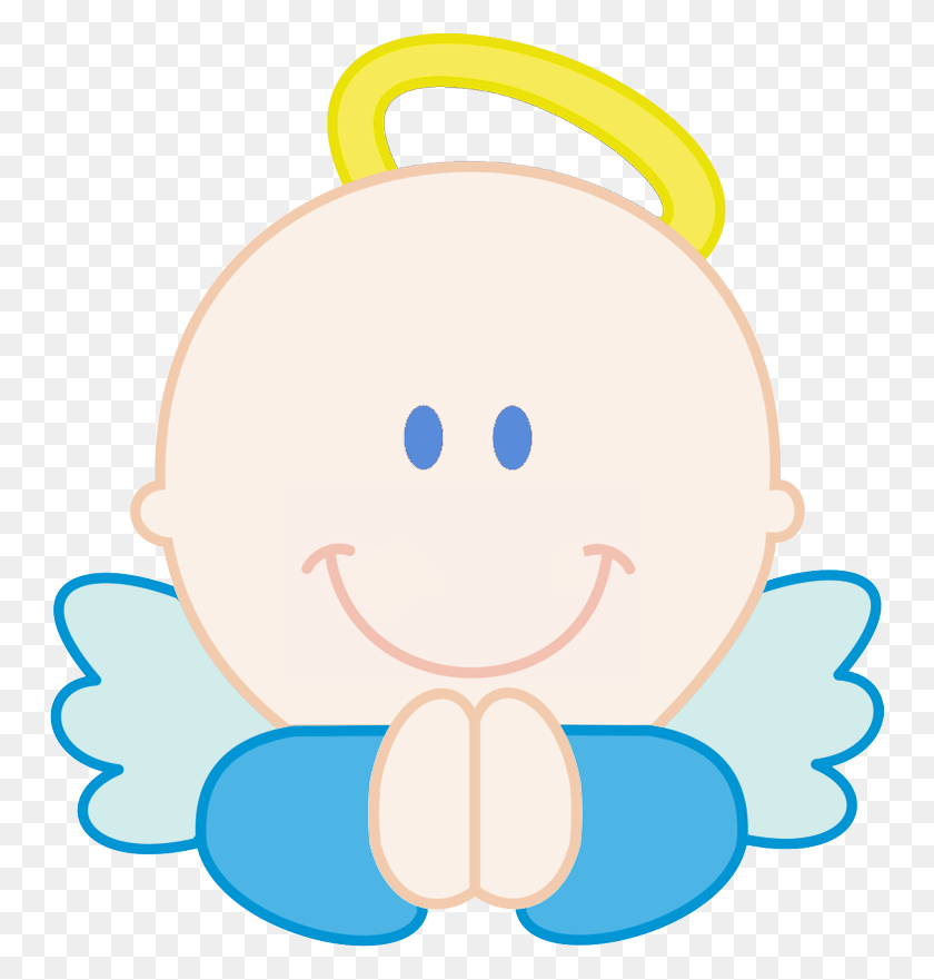 750x821 Angel Baby Clipart Free - African American Baby Clipart