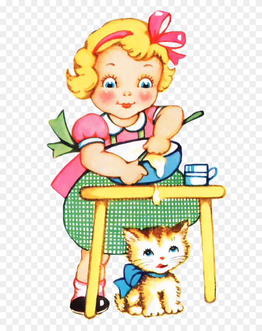 663x1000 Angel Clipart Cooking - Sully Clipart
