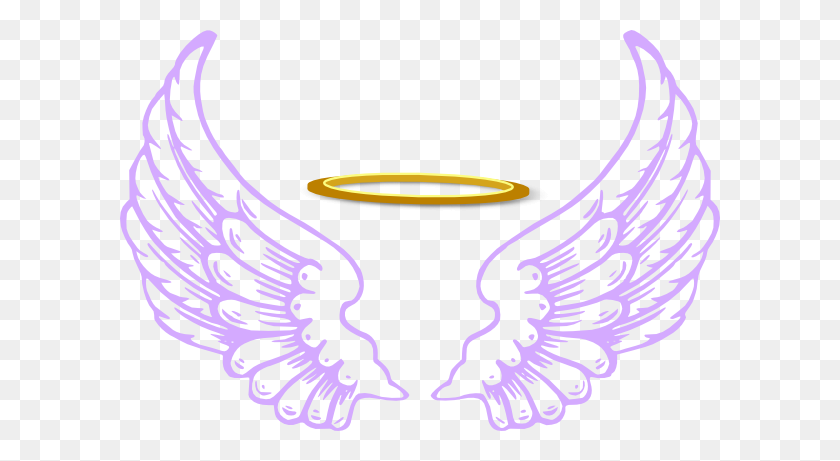 600x401 Angel Halo Wings Png Transparent Image - Wings PNG