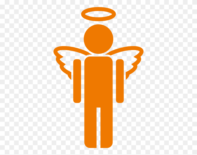 384x602 Angel Icon Clip Art Free Vector - Construction Site Clipart