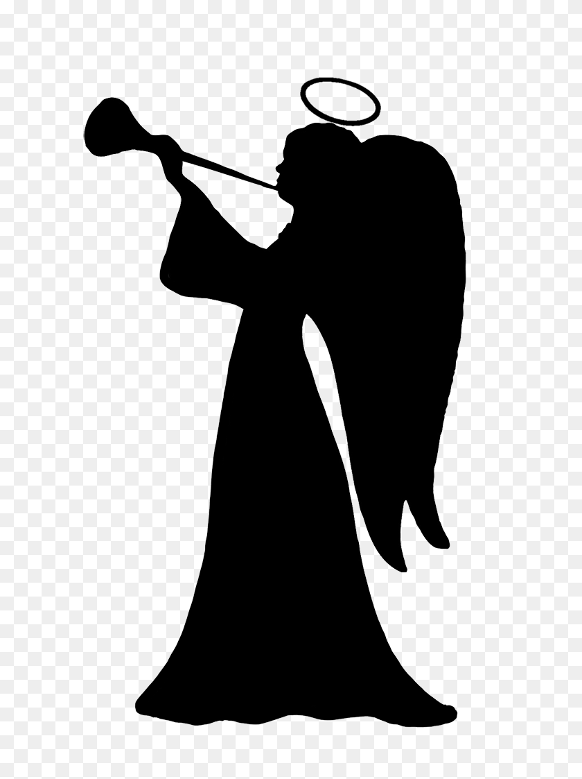 769x1063 Angel Silhouettes - Lonely Clipart