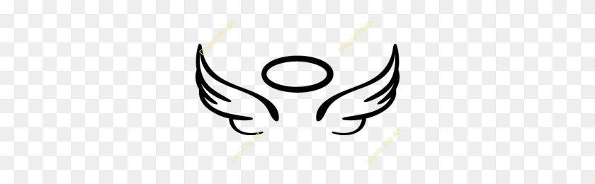 300x200 Angel Wings And Halo Png Png Image - Halo PNG