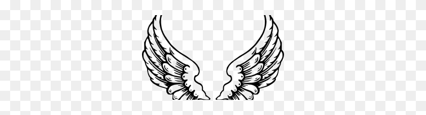 280x168 Angel Wings Clip Art Item - Clipart Angel Wings Images