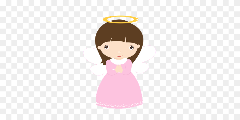 286x360 Angels Clipart Little Girl - Angel Clipart Black And White