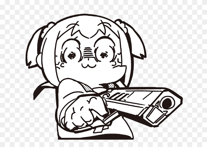 662x540 Angery Popuko Pop Team Epic Know Your Meme - Pop Team Epic PNG