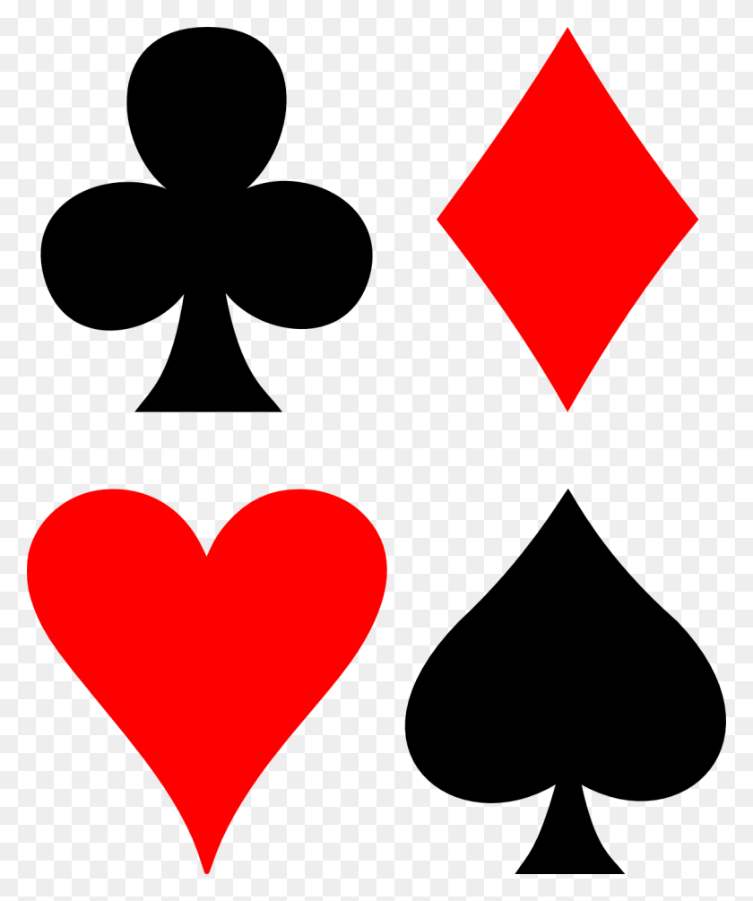 1125x1363 Англо-Американские Карточные Масти - Покерные Карты Png