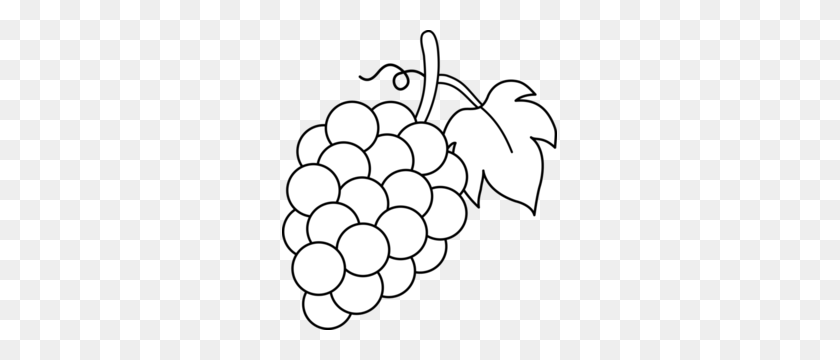 275x300 Angoor Free Images - Grapes Black And White Clipart