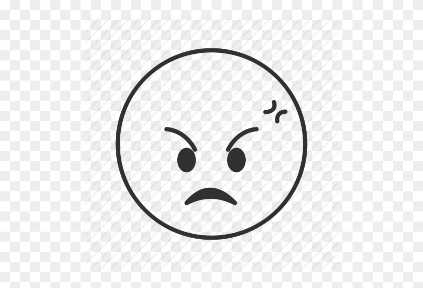 512x512 Angry, Angry Face, Fierce, Irritated, Irritated Face, Mad, Mad - Mad Face PNG