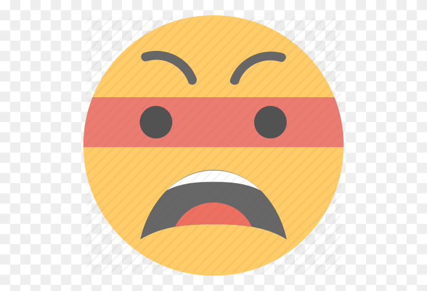 512x512 Enojado, Molesto, Emoji, Cara Con El Ceño Fruncido, Icono De Preocupación - Emoji Preocupado Png