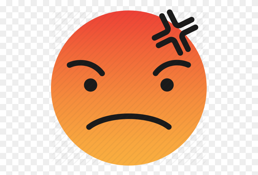 507x512 Angry, Bad, Emoji, Emoticons, Mean Icon - Angry Emoji Png