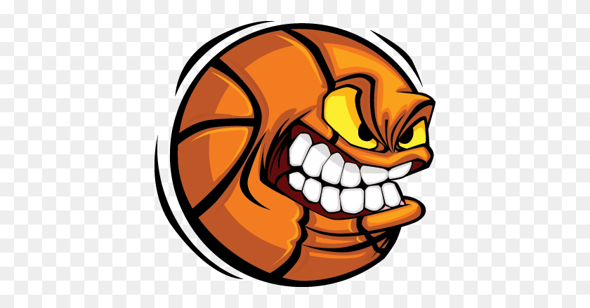 400x379 Angry Basketball Png - Basketball PNG