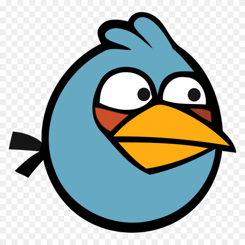 1024x1024 Angry Bird Blue Transparent Png - Angry PNG