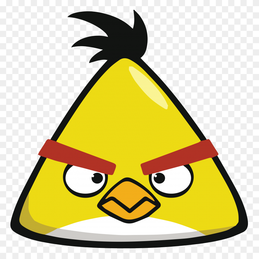 3400x3400 Галерея Изображений Angry Bird - Yellow Bird Clipart