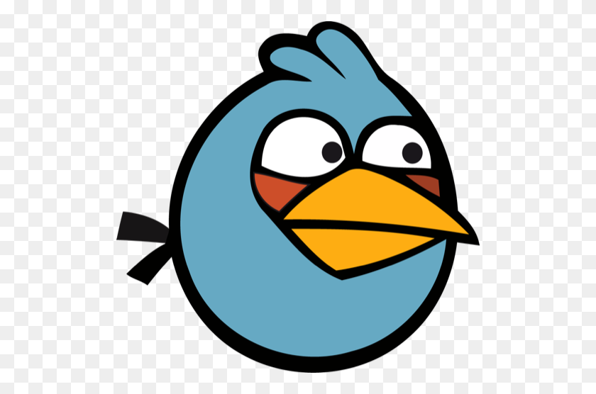 512x496 Angry Birds, Blue Bird Icon - Blue Bird PNG