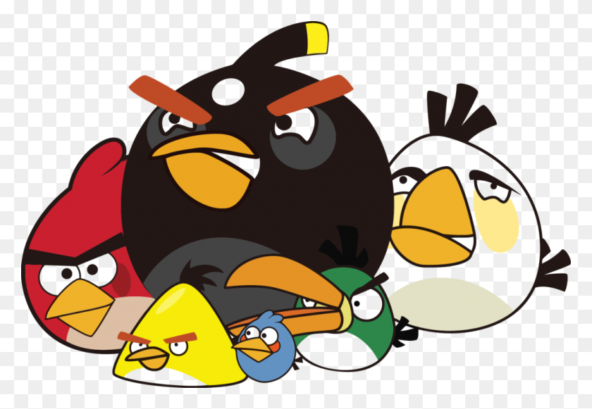 1024x685 Angry Birds Clipart Png Bird Clipart Crazy - Crazy Clipart