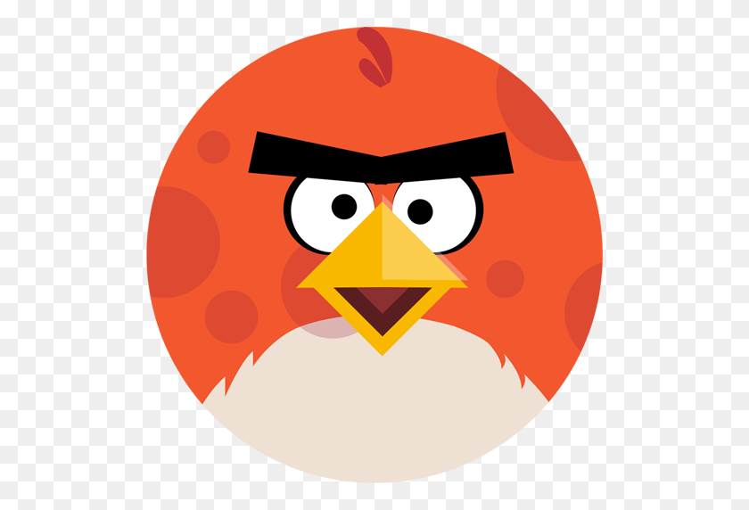 512x512 Máscara Personalizada De Angry Birds - Angry Birds Png