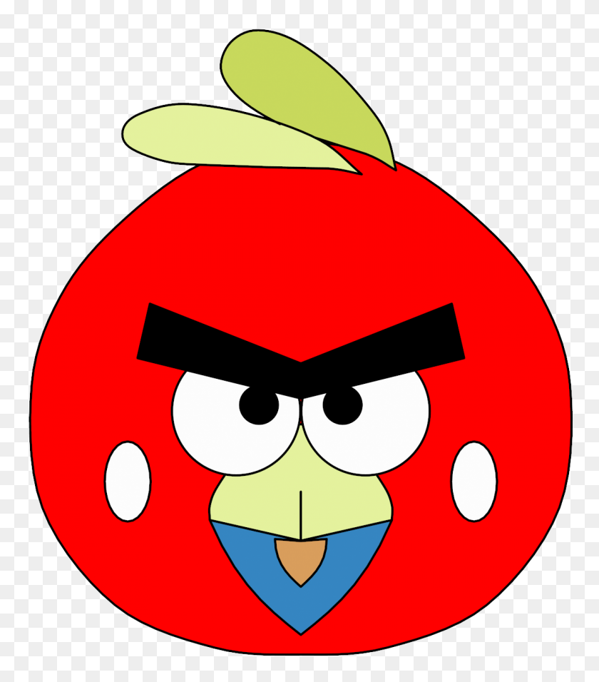 1105x1270 Angry Birds Hero Face Clipart Png Clip Art Bird - Mean Face Clipart
