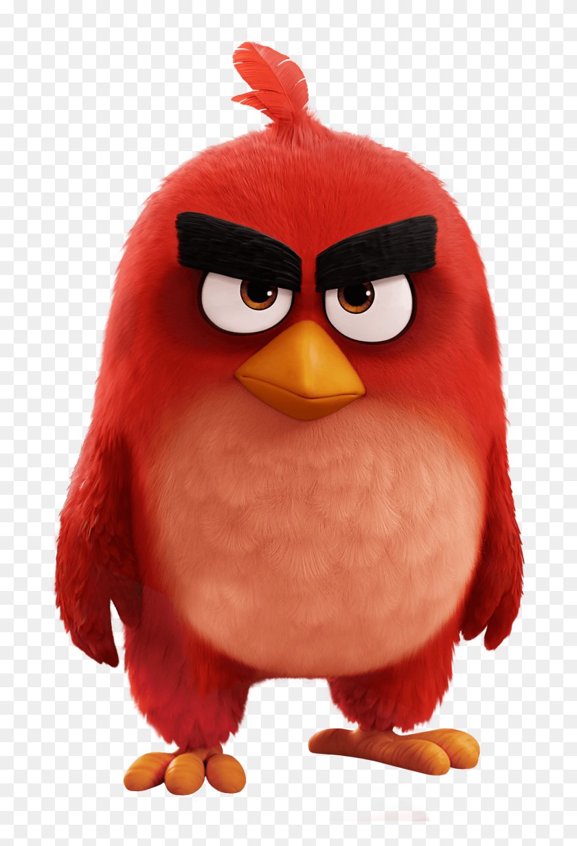 1377x2068 Angry Birds Movie Red Bird Transparent Png - Birds PNG